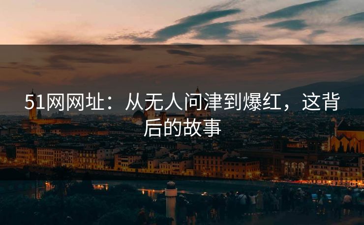 51网网址：从无人问津到爆红，这背后的故事